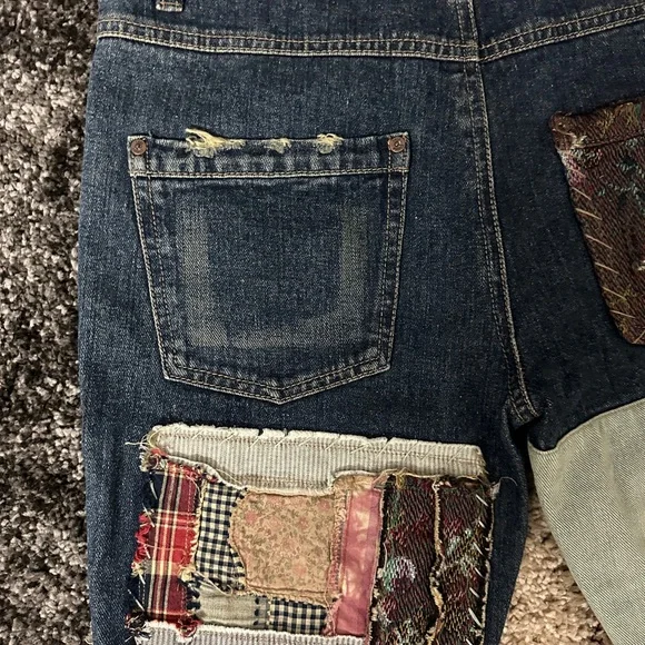 Free People Patchwork Women's Jeans